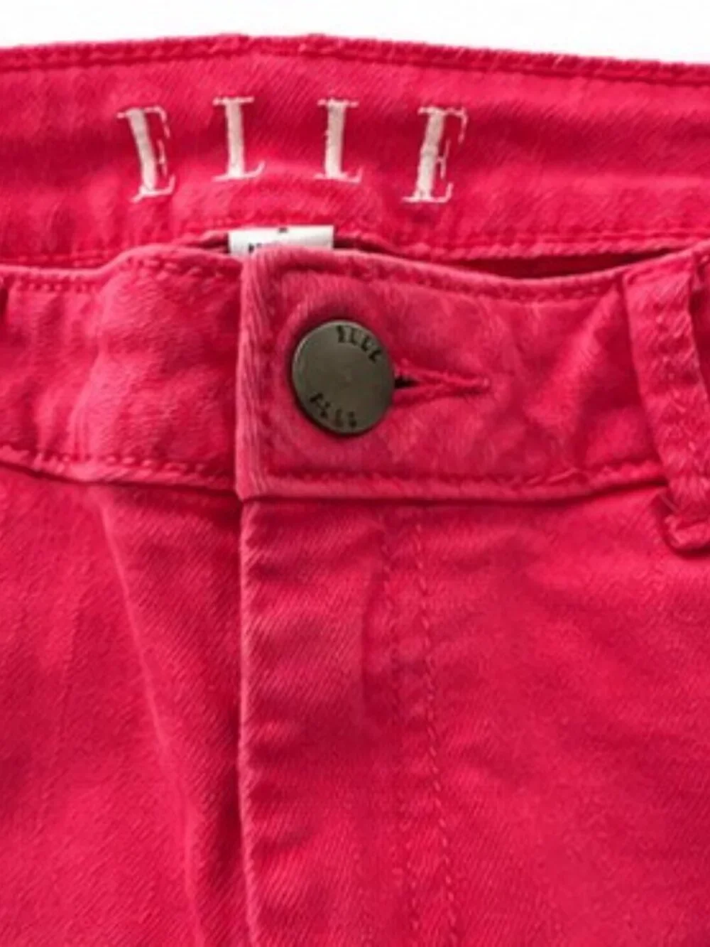ELLE Hot Pink Skinny Jeans Size 6 Stretch Denim Bright Barbiecore Y2K Casual - Picture 6 of 7